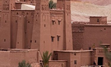 morocco, africa, village, mountains, house, pise, nature, fortress, kasbah, ait-ben-haddou
